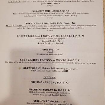 White Rabbit Kitchen - Menu 2 - Food Trucks Near Me - Andover, Minnesota