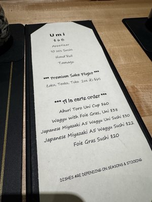Menu photo 1 Sushi Umi Toronto, ON