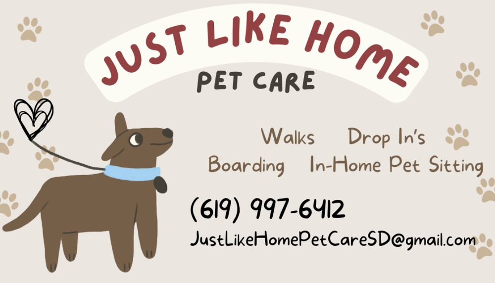 Just Like Home Pet Care - pet boarding facility in San Diego, CA