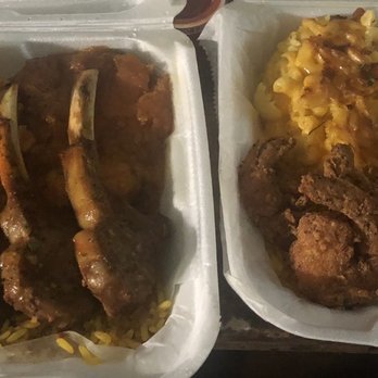 Stuff'D by Jannah Jewelz - Baby lamb, fried shrimp and wing platter with Mac n cheese and yams - Caterers Near Me - Philadelphia, Pennsylvania Stuff'D by Jannah Jewelz - Baby lamb, fried shrimp and wing platter with Mac n cheese and yams - Caterers Near Me - Philadelphia, Pennsylvania