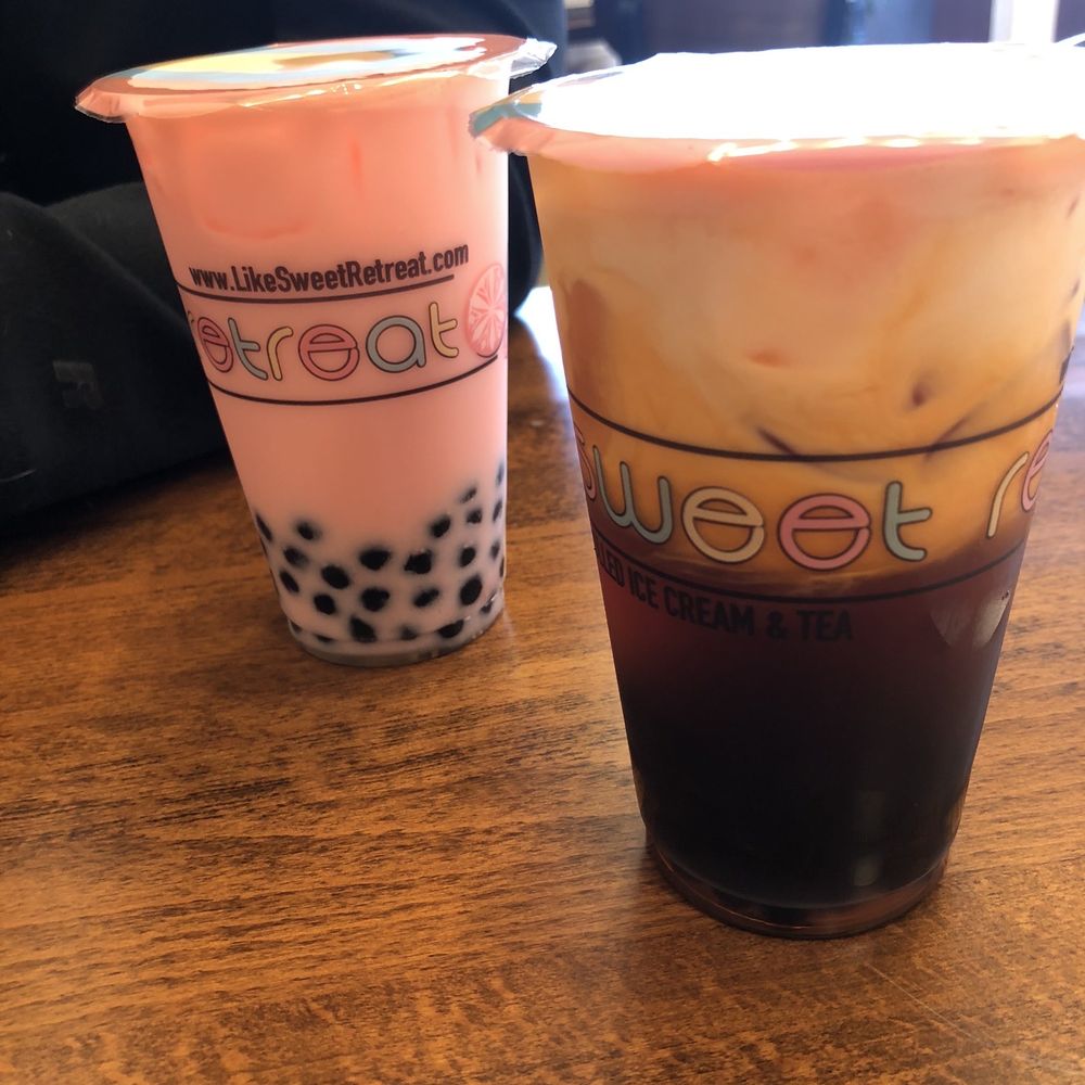 Sweet Retreat - Thai tea and strawberry boba - Bubble Tea Near Me - Alcoa, Tennessee Sweet Retreat - Thai tea and strawberry boba - Bubble Tea Near Me - Alcoa, Tennessee