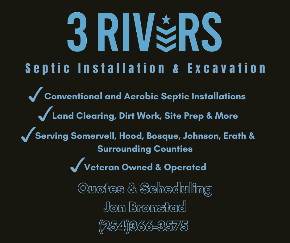 3 Rivers Septic & Excavation - septic in Glen Rose, TX