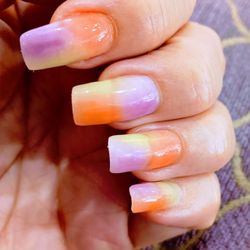 Hands Down Too Nail Salon - My own nails!! Look at me grow