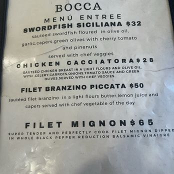 Sicilia In Bocca - Menu - Italian Near Me - Morgan Hill, California Sicilia In Bocca - Menu - Italian Near Me - Morgan Hill, California