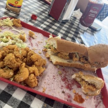 Red Wagon - Shrimp Poboy - Sandwiches Near Me - Harahan, Louisiana