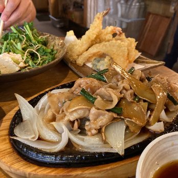 Zigu - Pork in the front, tempura in the back - Seafood Near Me - Honolulu, Hawaii