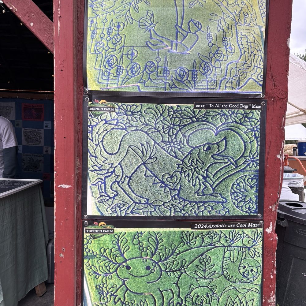 Treinen Farm Corn Maze and Pumpkin Patch - Corn maze maps of the past three years! - Attraction Farms Near Me - Lodi, Wisconsin Treinen Farm Corn Maze and Pumpkin Patch - Corn maze maps of the past three years! - Attraction Farms Near Me - Lodi, Wisconsin
