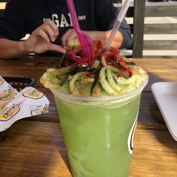 Calacas Tacos & Beer - Cucumber lemonade - Tacos Near Me - Harlingen, Texas