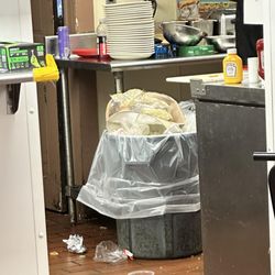 Friendly's - First thing you see when you walk into Friendly's is this disgusting Kitchen area!!