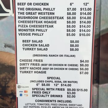 Phillies Phamous Cheesesteak - The MENU - Food Trucks Near Me Phillies Phamous Cheesesteak - The MENU - Food Trucks Near Me