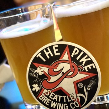 Pike Brewing Company - Pike Pride Raspberry Wheat Beer while watching the Stanley cup ~ Game 2. - Brewpubs Near Me - Seattle, Washington Pike Brewing Company - Pike Pride Raspberry Wheat Beer while watching the Stanley cup ~ Game 2. - Brewpubs Near Me - Seattle, Washington