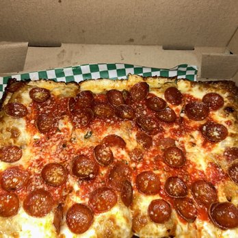 Quarter Sheets - A whole Pepperoni in the box - Pizza Near Me - Los Angeles, California