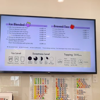 Sharetea - Menu2(you can see the choice) - Bubble Tea Near Me - Aiea, Hawaii