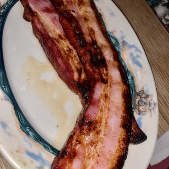 Peter Luger - Luger's Sizzling Bacon, Extra Thick by the Slice - Steakhouses Near Me - Brooklyn, New York Peter Luger - Luger's Sizzling Bacon, Extra Thick by the Slice - Steakhouses Near Me - Brooklyn, New York