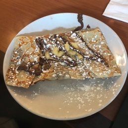 Nutella and Banana Crepe