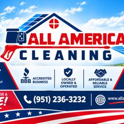 All American Cleaning - Affordable solar panel & gutter cleaning in Norco and the Inland Empire! Get your FREE quote today by calling, texting or our website!