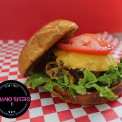 Urbano Bistro - Our delicious Cheeseburger