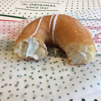 Krispy Kreme - Original Glazed Filled - Donuts Near Me - Bloomington, Illinois