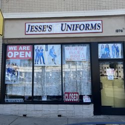 Jesse's Uniforms - Definitely not open.