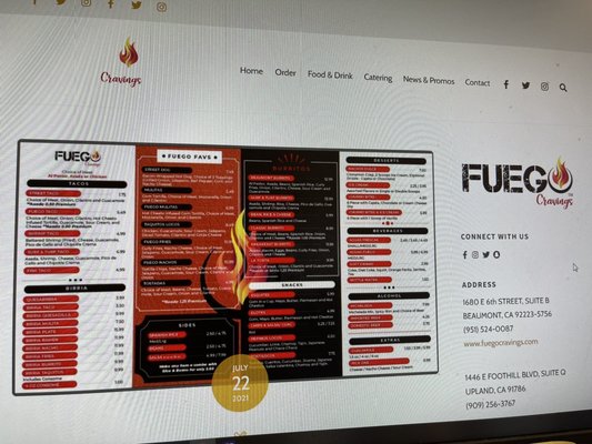 Menu photo 7 Fuego Cravings Beaumont, CA Menu photo 7 Fuego Cravings Beaumont, CA
