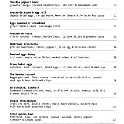 Steam Brothers Coffee - Menu P1