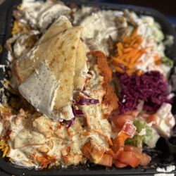 Big Boss Halal Food - A better view of the salad