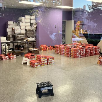 AumPi - a room full of boxes of food - Fruits & Veggies Near Me - Fremont, California