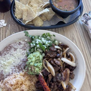 Molcajete Grill - Must order chip and salsa. - Mexican Near Me - Huntington Beach, California