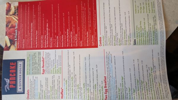 Menu photo 1 Family Pancake House - Edmonds Edmonds, WA Menu photo 1 Family Pancake House - Edmonds Edmonds, WA