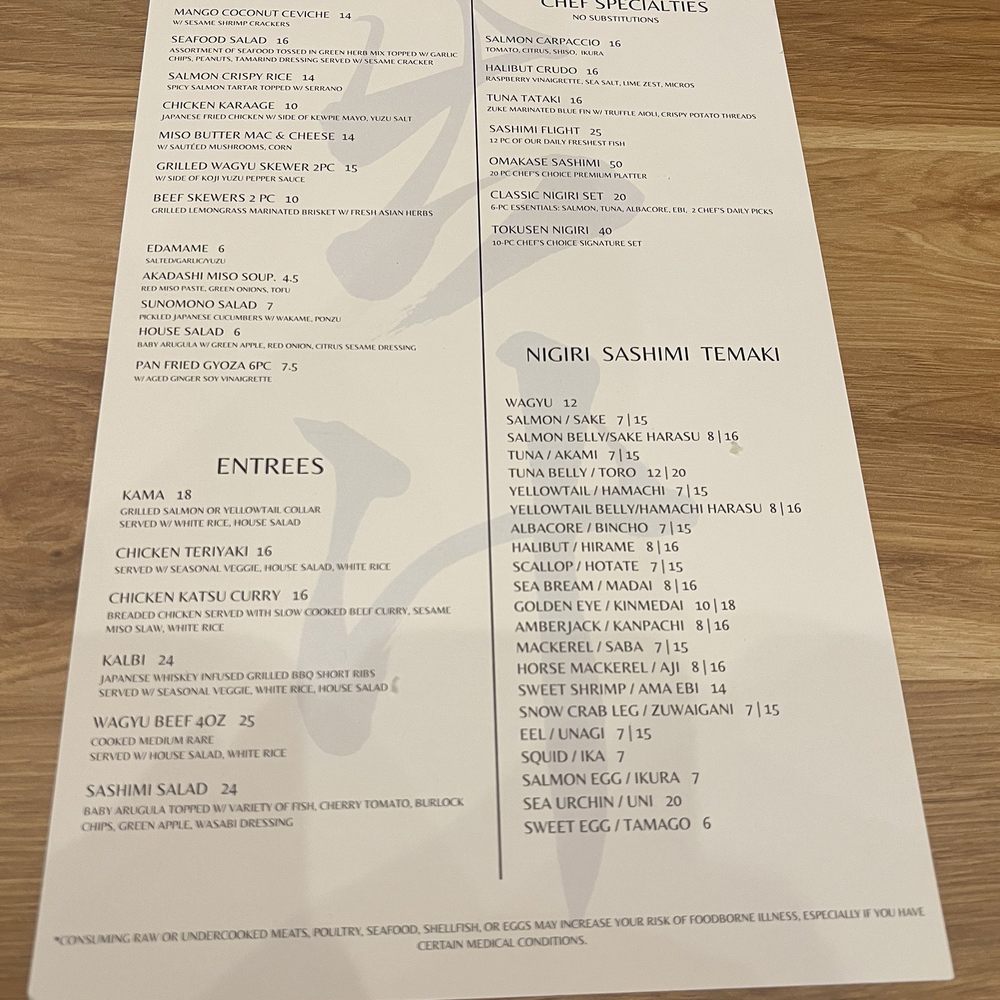DASHI - Menu - Japanese Near Me - San Diego, California DASHI - Menu - Japanese Near Me - San Diego, California