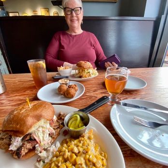 Reverend's BBQ - Pulled pork, hush puppies, burnt end "burger" - Barbeque Near Me - Portland, Oregon Reverend's BBQ - Pulled pork, hush puppies, burnt end "burger" - Barbeque Near Me - Portland, Oregon