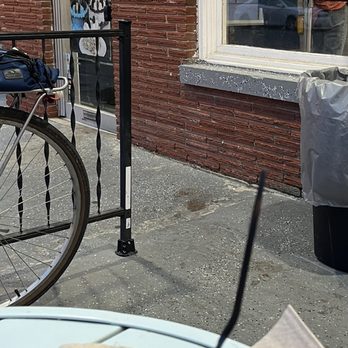 Eiffel Waffle - Yum! And free bike parking! - Desserts Near Me - Downers Grove, Illinois