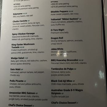 Chotto Matte - Sharing menus as of Feb 2025 - Japanese Near Me - Toronto, Ontario