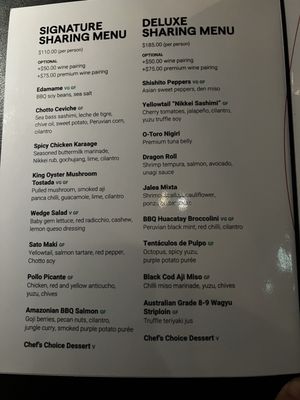 Menu photo 1 Chotto Matte Toronto, ON