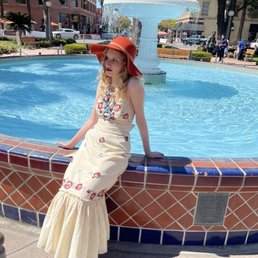 Found this dress at a yard sale and had altered to fit her like a glove! Found this dress at a yard sale and had altered to fit her like a glove!