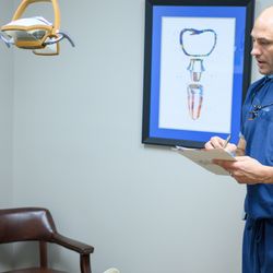 LaGrange Oral Surgery & Implant Center - Dr. Jacobs discussing treatment plan