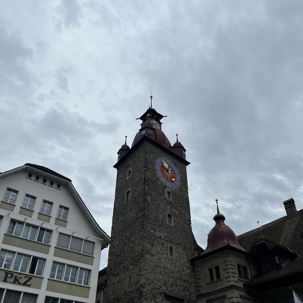 Rathaus - Here is the tower.  Rathaus is very close. - Town Hall Near Me - Luzern, LU