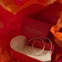 Hammered Hoop Earrings