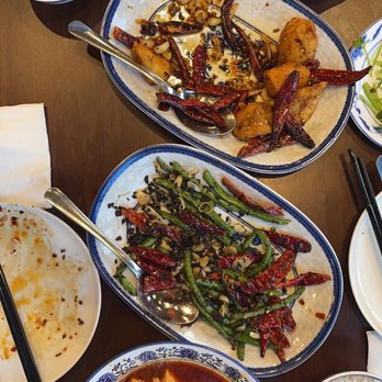 Chengdu Impression - Wicker Park - Dry chili Chicken, Crispy eggplant, Sichuan String Beans, Mapo Tofu - Szechuan Near Me - Chicago, Illinois