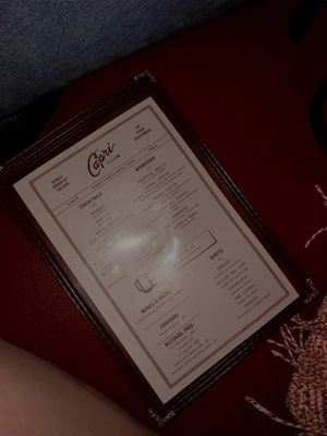 Menu photo 3 Capri Club Los Angeles, CA