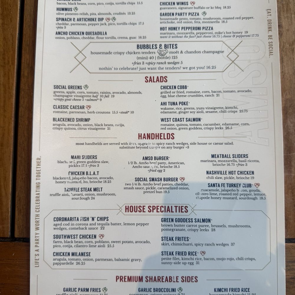 American Social - Menu - New American Near Me - Miami, Florida American Social - Menu - New American Near Me - Miami, Florida