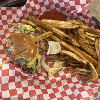 Down Home Diner - Mushroom and Swiss burger - Diners Near Me - Cheyenne, Wyoming