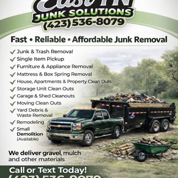 East TN Junk Solutions - Junk Removal & Hauling Near Me - Madisonville, Tennessee East TN Junk Solutions - Junk Removal & Hauling Near Me - Madisonville, Tennessee