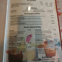Tsing Tao House - Menu page two.
