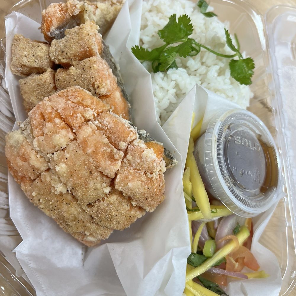 A&J Seafood Shack - Crispy Salmon - Asian Fusion Near Me - San Pedro, California A&J Seafood Shack - Crispy Salmon - Asian Fusion Near Me - San Pedro, California