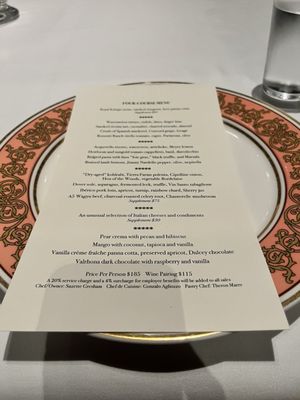 Menu photo 1 Acquerello San Francisco, CA Menu photo 1 Acquerello San Francisco, CA