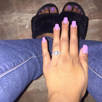 Angel’s Nails - Loving my new set from Anna! She's the best! Definitely recommend this place! My pedicure felt amazing! Ask for the sea salt scrub! - Nail Salons Near Me - El Monte, California