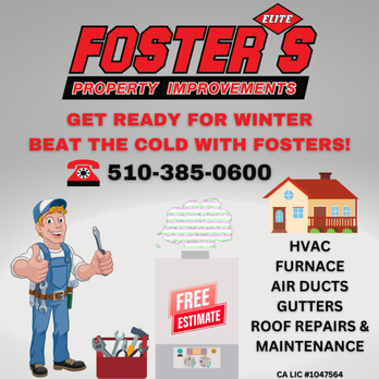 Foster's Elite Property Improvements - Serving the entire Bay Area for over 30+ years! Beat the rain- Call Fosters today - Carpet Cleaning Near Me - Fremont, California Foster's Elite Property Improvements - Serving the entire Bay Area for over 30+ years! Beat the rain- Call Fosters today - Carpet Cleaning Near Me - Fremont, California