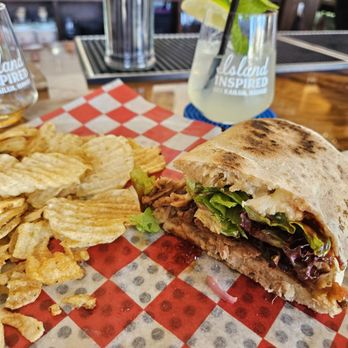 Lanikai Brewing - Miss Piggy sandwich with Gin and Juice. - Brewpubs Near Me - Kailua, Hawaii Lanikai Brewing - Miss Piggy sandwich with Gin and Juice. - Brewpubs Near Me - Kailua, Hawaii