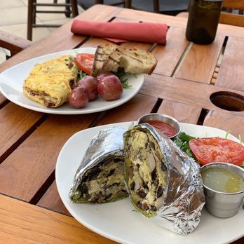 Esteban Restaurant - Breakfast burrito substitute chorizo for mushrooms and build your own omelette - Spanish Near Me - Monterey, California Esteban Restaurant - Breakfast burrito substitute chorizo for mushrooms and build your own omelette - Spanish Near Me - Monterey, California